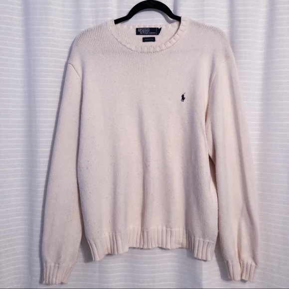 Polo Ralph Lauren Other - POLO by Ralph Lauren Crew Neck Sweater Cream